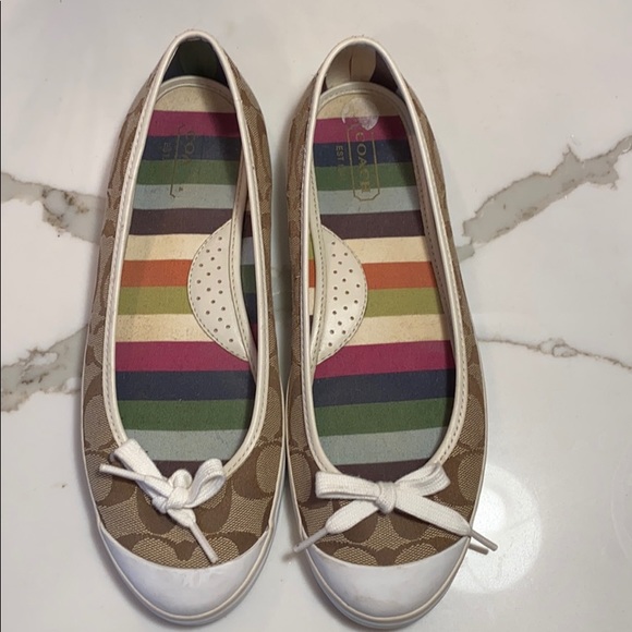 💯COACH MELISSA FLATS SNEAKERS - Picture 3 of 7